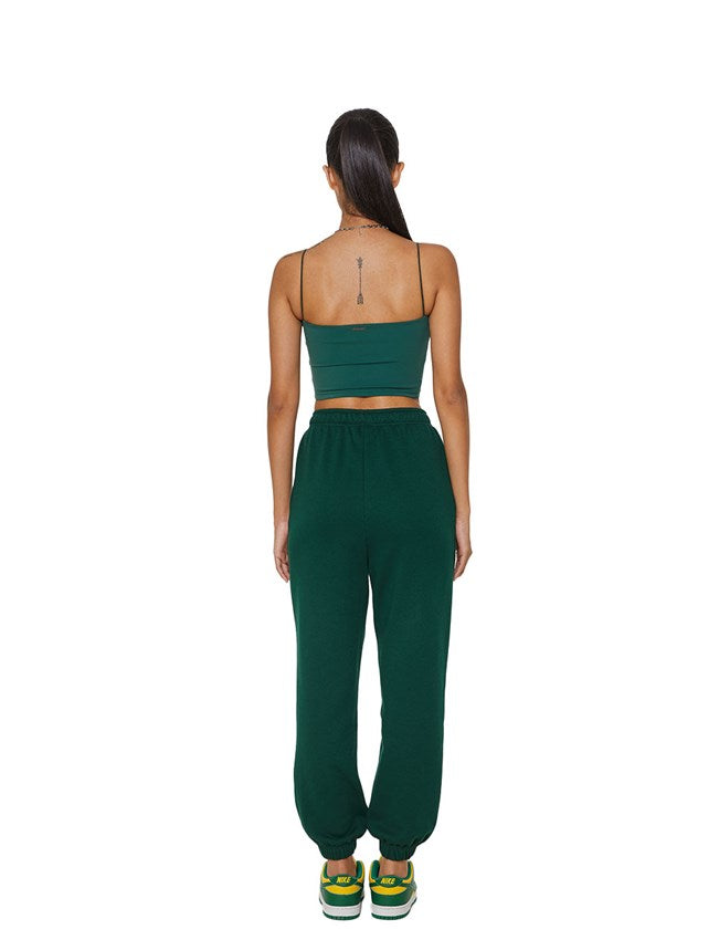 Basic Bra Top Earth Green