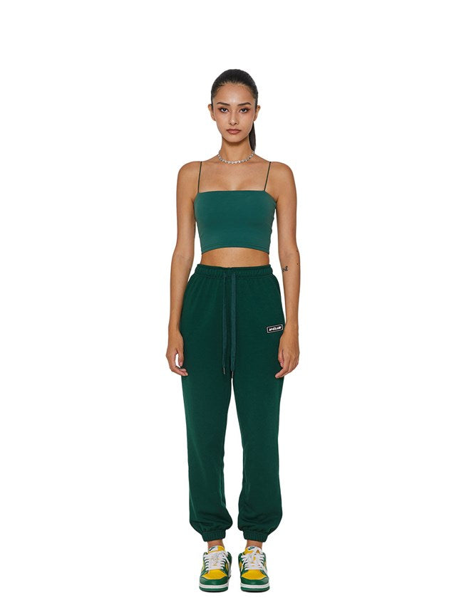 Basic Bra Top Earth Green