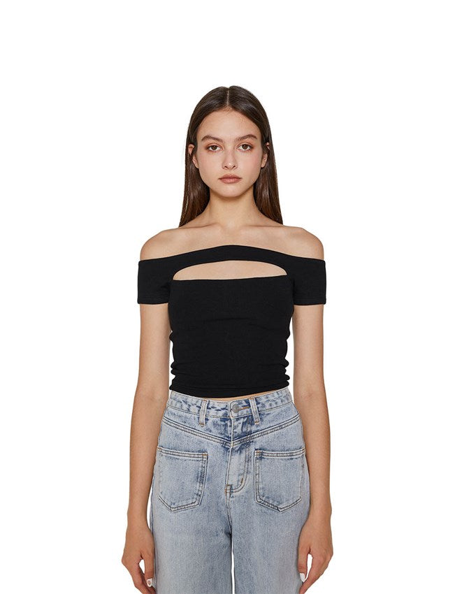 Paris Knit Top Black